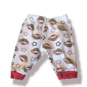 Infant Sock Monkey Pants